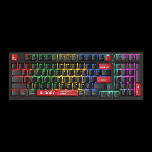 Bloody WS98 Bluetooth Wireless Mechanical RGB Gaming Keyboard. Rechargeable Keyboard Price in Pakistan.