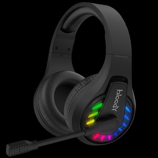 Bloody GR230 Dual Mode Wireless Gaming Headset. Bluetooth & Wired RGB Headphones Price in Pakistan.