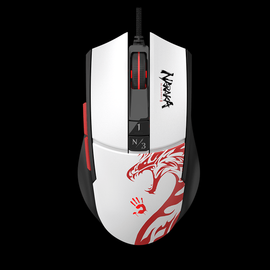 Bloody L65 Max RGB Gaming Mouse Naraka. High-Precision Wired RGB Mouse Price in Pakistan.
