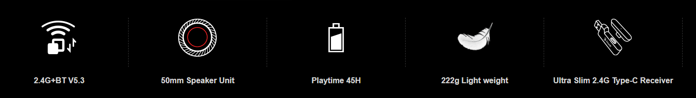 Bloody GR280 All-in-One Wireless & Wired Gaming Headset Xcessorieshub