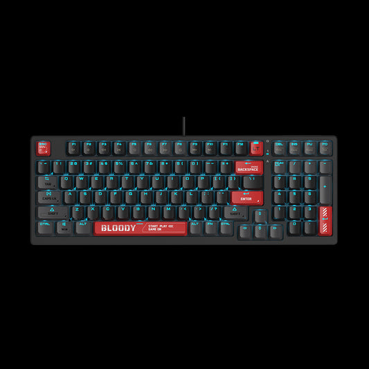 AT98 Alpha Optical Switch Mechanical Gaming Keyboard - Bloody Red