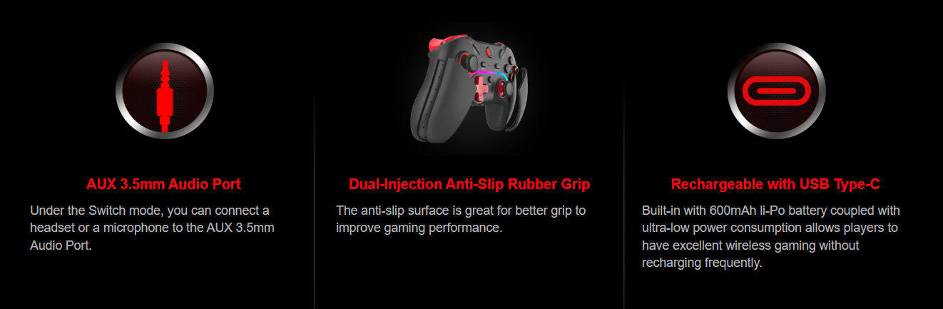 Bloody GPW70 2.4G Wireless RGB Gaming Controller Official Feature Guide - Part 5