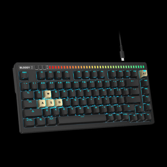 AT75 Alpha Optical Switch Mechanical Keyboard - Black