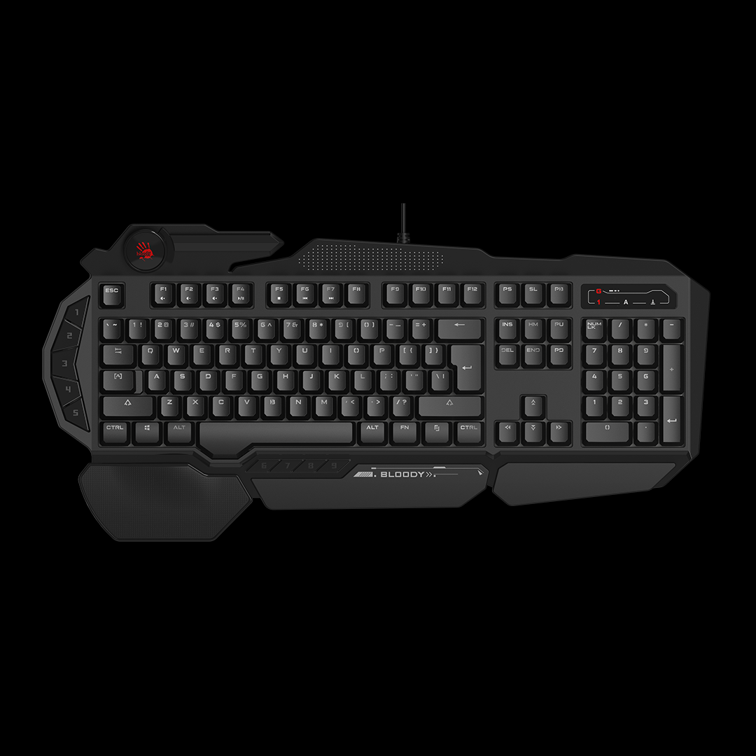 B310N Neon Gaming Keyboard – Bloody Gaming