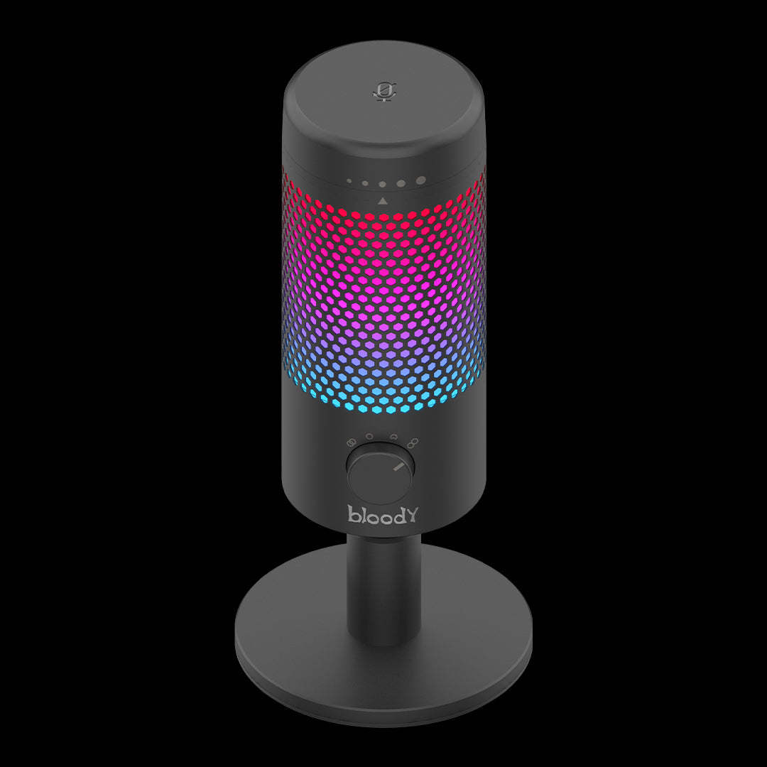 Bloody GM50 Pro RGB USB Gaming Microphone. Capture Clear Studio Sound for Streaming. Best Online Price in Pakistan.