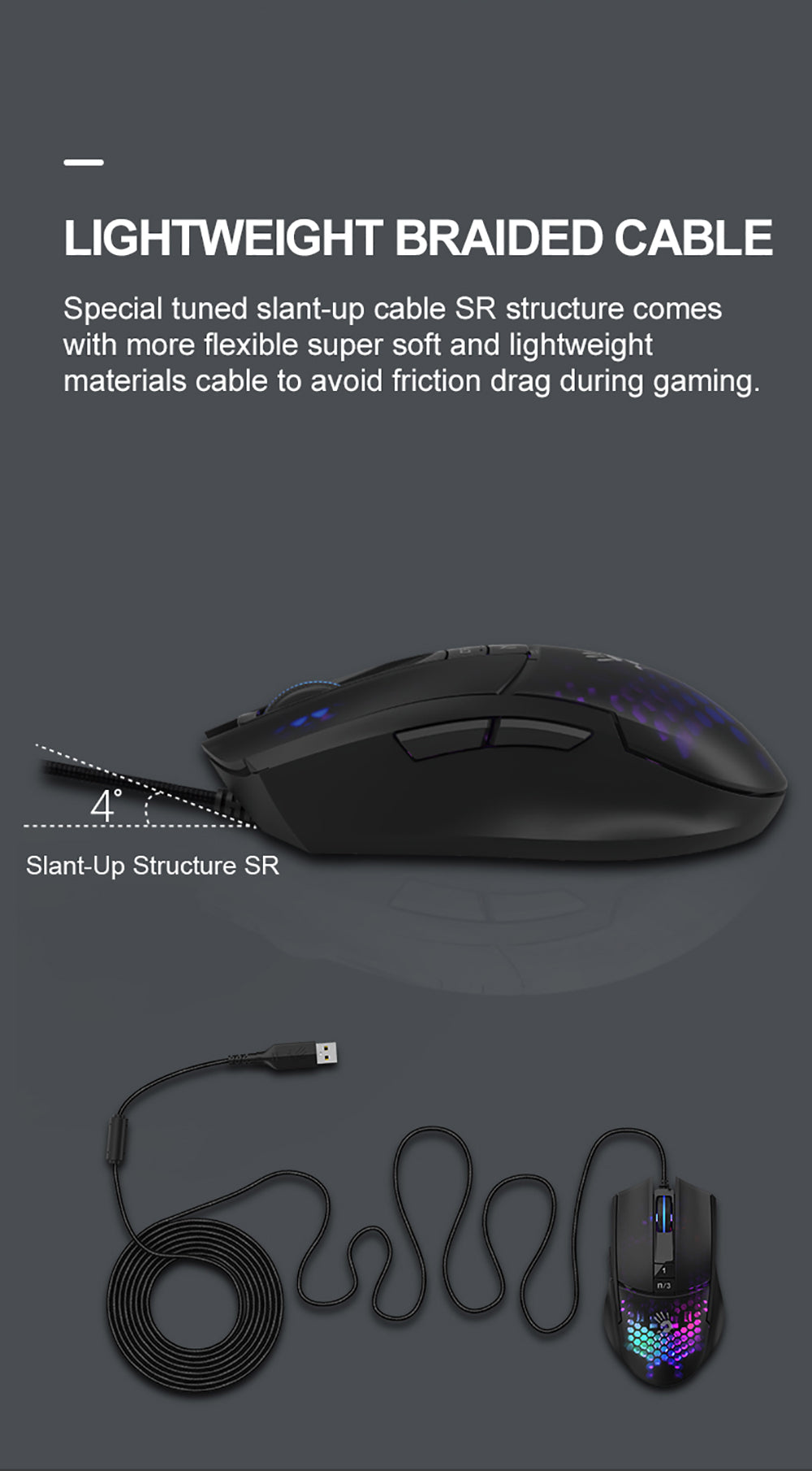 A4tech Bloody L65 Max Light Weight RGB Gaming Mouse 2000Hz Polling Rate 12000CPI 27 L65Max EN PD 10