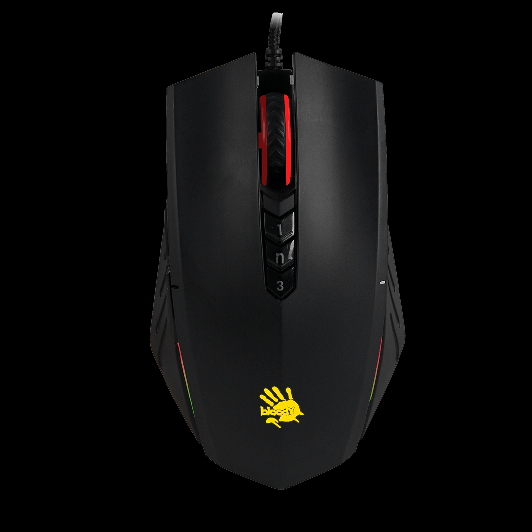 Bloody A70 Gaming Mouse Matte Black. High-Precision Wired RGB Gaming Mouse Price in Pakistan.
