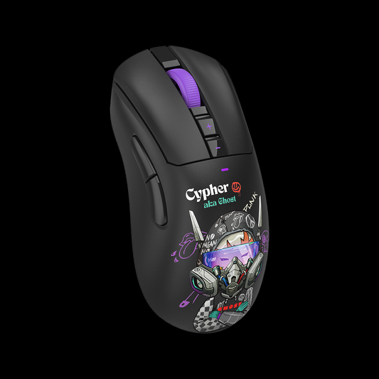 R73 Ultra Duo Dual Mode Wireless Gaming Mouse - Cypher Ghost