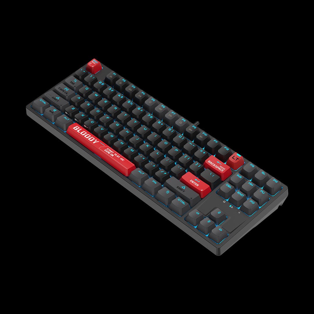 Bloody AT87 Alpha Optical Switch Mechanical Keyboard Bloody Red. RGB Gaming Keyboard Price in Pakistan.