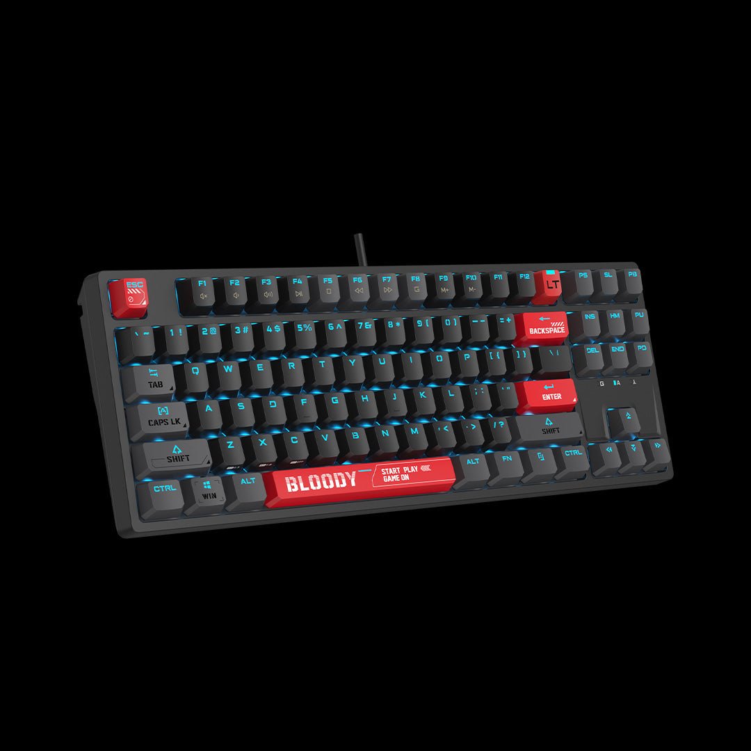 Bloody AT87 Alpha Optical Switch Mechanical Keyboard Bloody Red. RGB Gaming Keyboard Price in Pakistan.