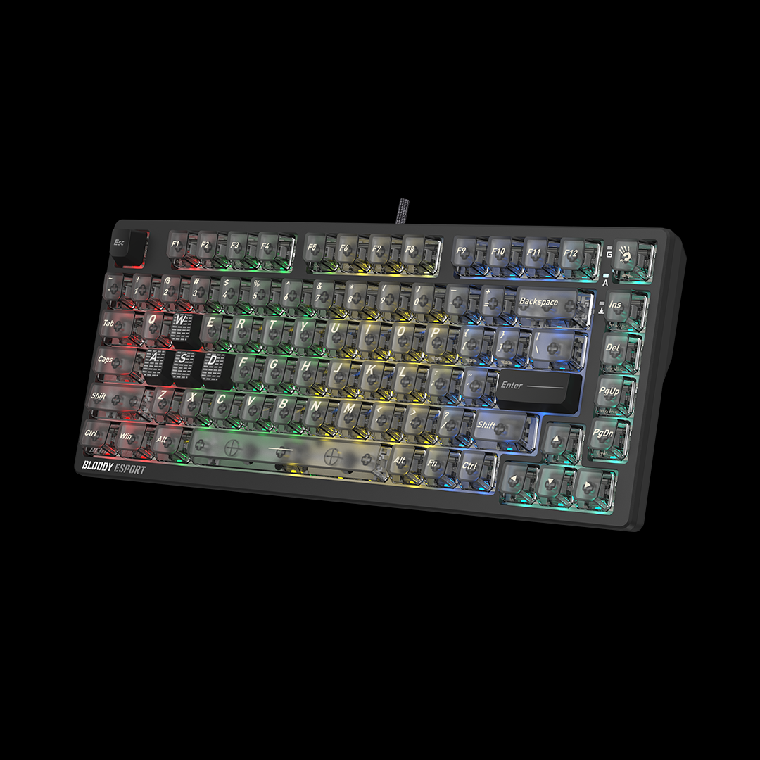 Bloody MS76 Magnetic Switch Gaming Keyboard Stellar Black Price in Pakistan