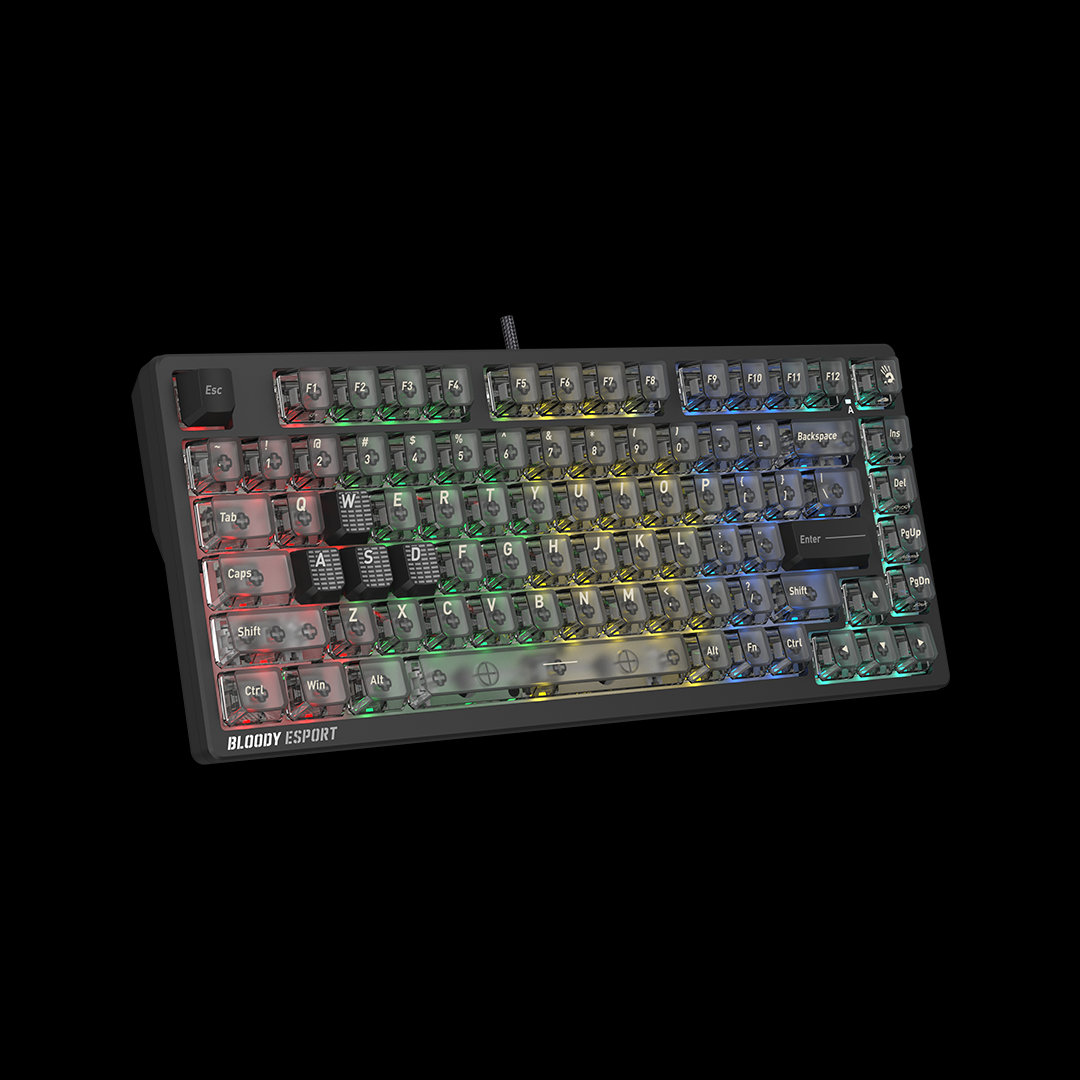 Bloody MS76 Magnetic Switch Gaming Keyboard Stellar Black Price in Pakistan