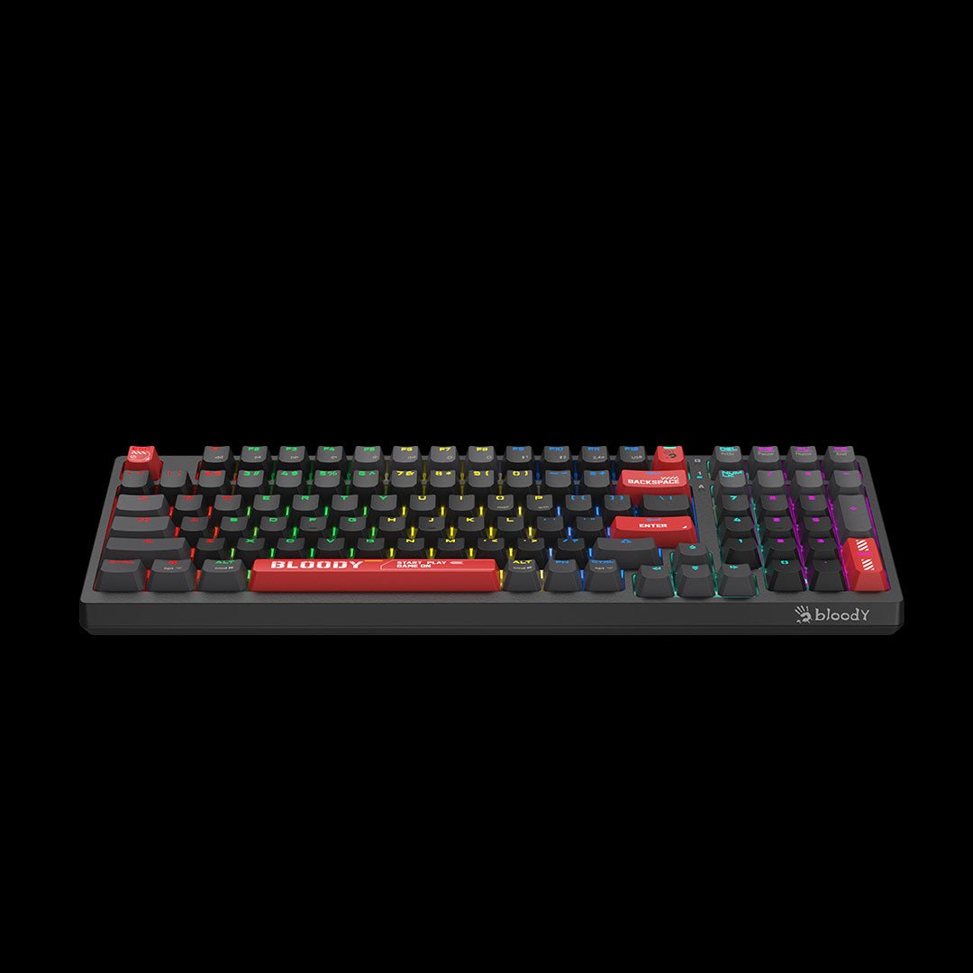 Bloody WS98 Bluetooth Wireless Mechanical RGB Gaming Keyboard. Rechargeable Keyboard Price in Pakistan.