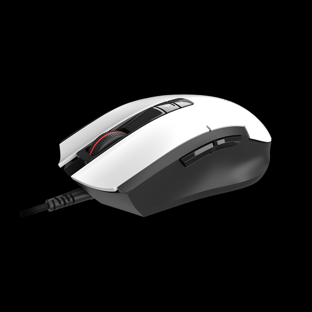 Bloody ES8 ESPORTS Gaming Mouse Panda White. High-Precision RGB Wired Gaming Mouse.