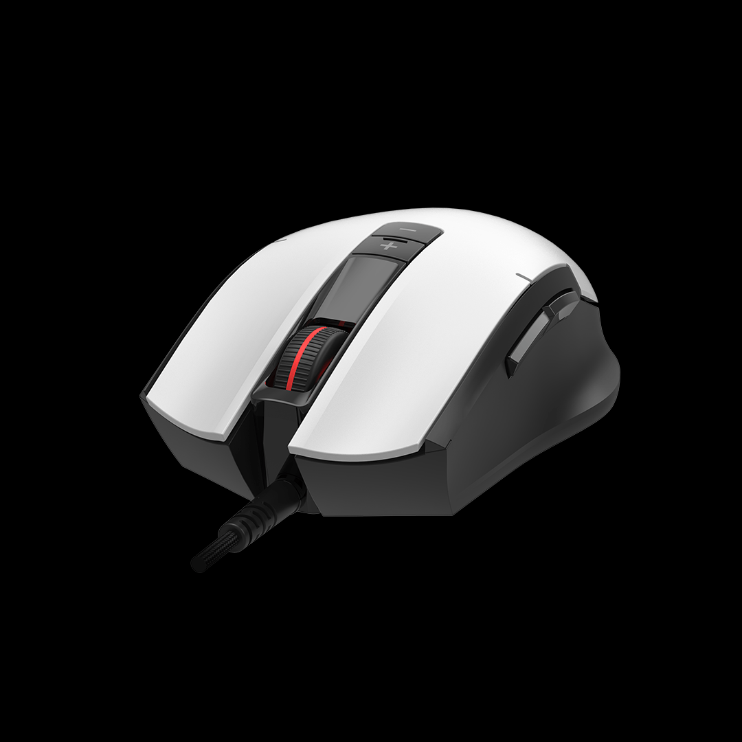 Bloody ES8 ESPORTS Gaming Mouse Panda White. High-Precision RGB Wired Gaming Mouse.