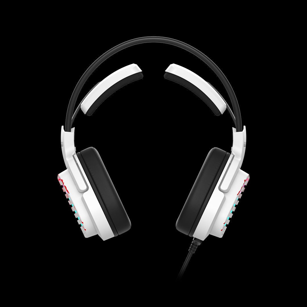 Bloody G565 Virtual 7.1 Surround Sound RGB Gaming Headset - White USB Headphones Price in Pakistan.
