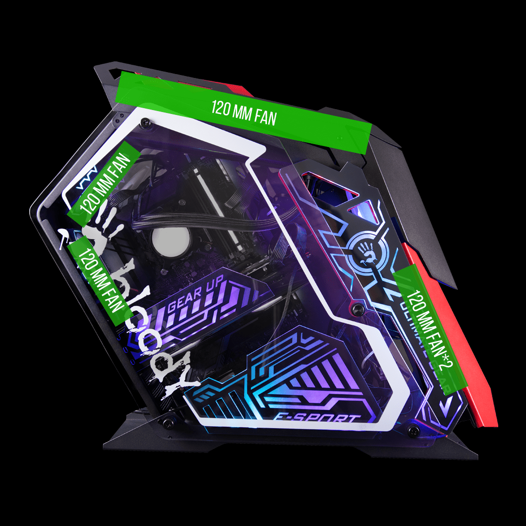 Bloody GH-30 Rogue Mid Tower Gaming Case. RGB ATX PC Case Price in Pakistan.