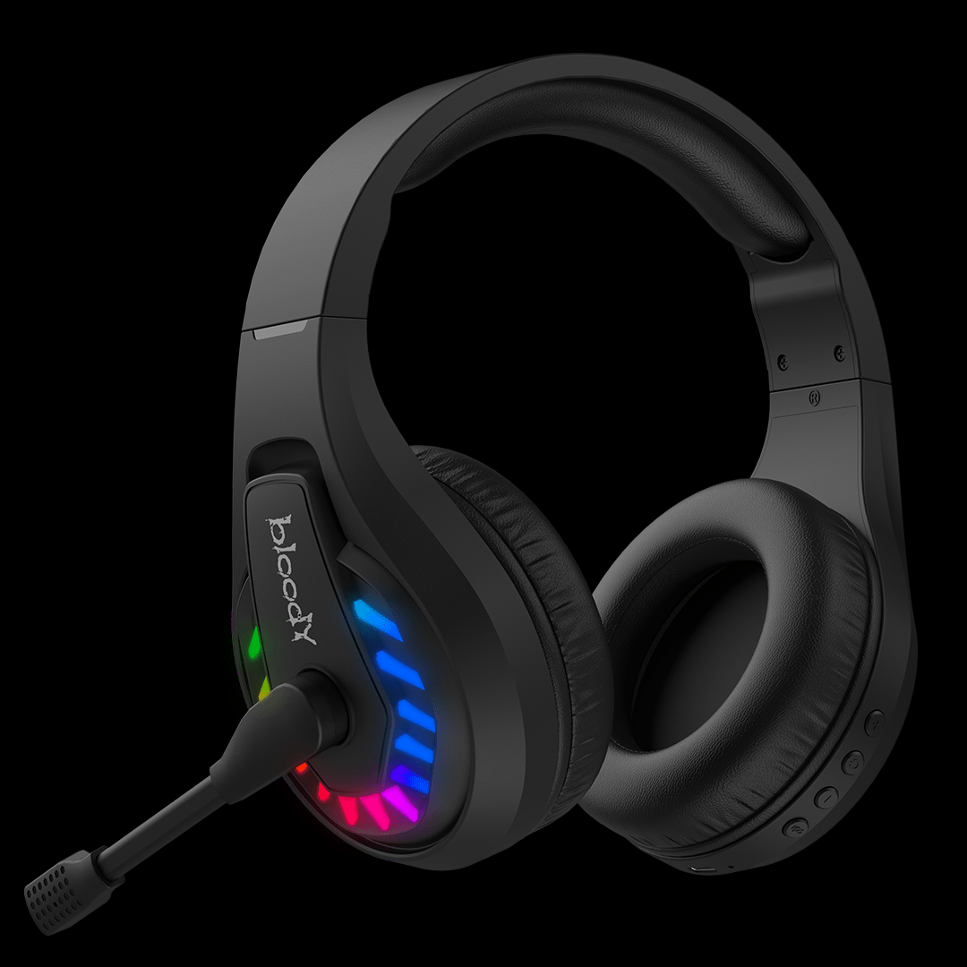 Bloody GR230 Dual Mode Wireless Gaming Headset. Bluetooth & Wired RGB Headphones Price in Pakistan.