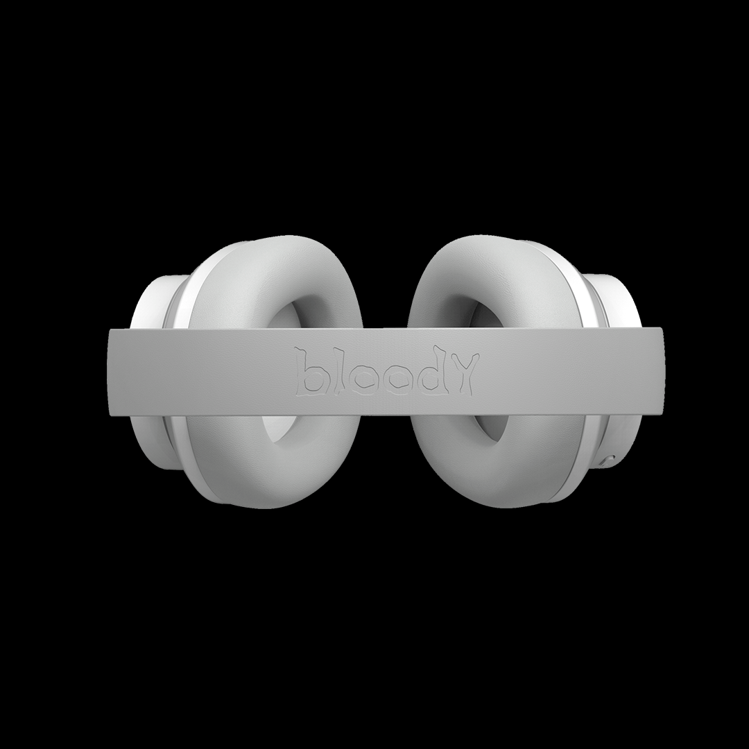 Bloody MH390 Bluetooth v5.3 Wireless Headset White. RGB Stereo Gaming Headphones Price in Pakistan.