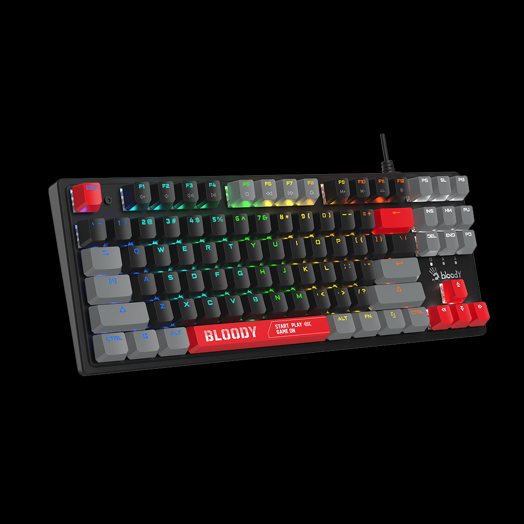 Bloody S310N BLMS TKL RGB Mechanical Keyboard Energy Red. Hot-Swappable Gaming Keyboard Price in Pakistan.