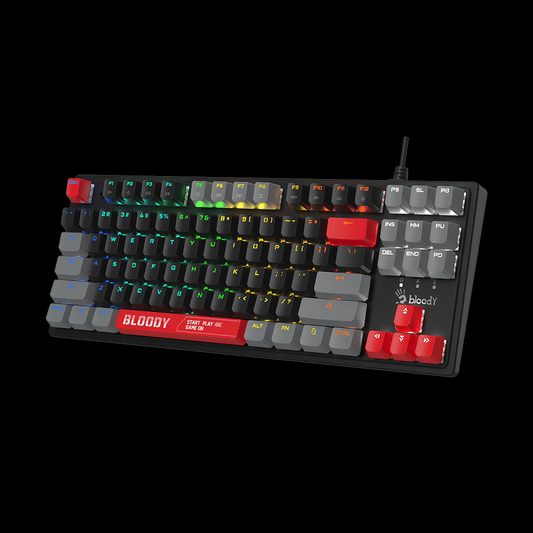 Bloody S310N BLMS TKL RGB Mechanical Keyboard Energy Red. Hot-Swappable Gaming Keyboard Price in Pakistan.