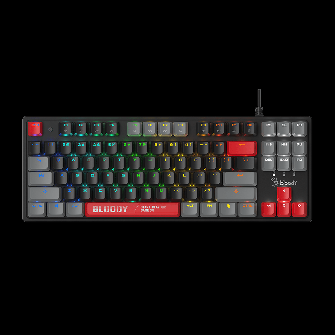 Bloody S310N BLMS TKL RGB Mechanical Keyboard Energy Red. Hot-Swappable Gaming Keyboard Price in Pakistan.