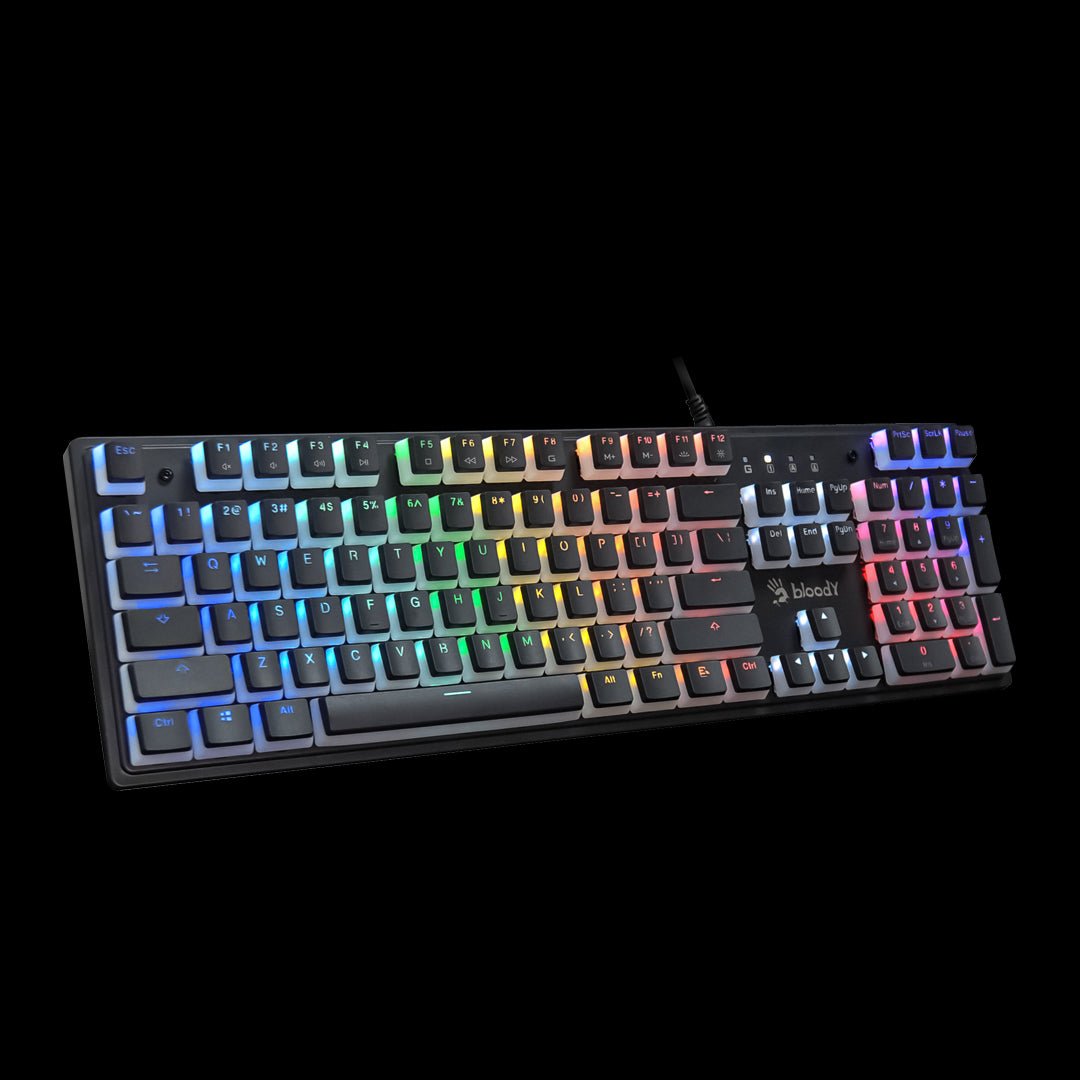 Bloody S520N Mechanical Switch RGB Keyboard Pudding Black. Hot-Swappable Mechanical Keyboard Prices in Pakistan