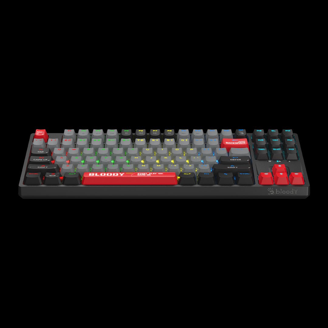 Bloody S87 RGB BLMS Mechanical Gaming Keyboard Energy Red. Wired RGB Keyboard Price in Pakistan for Gamers.