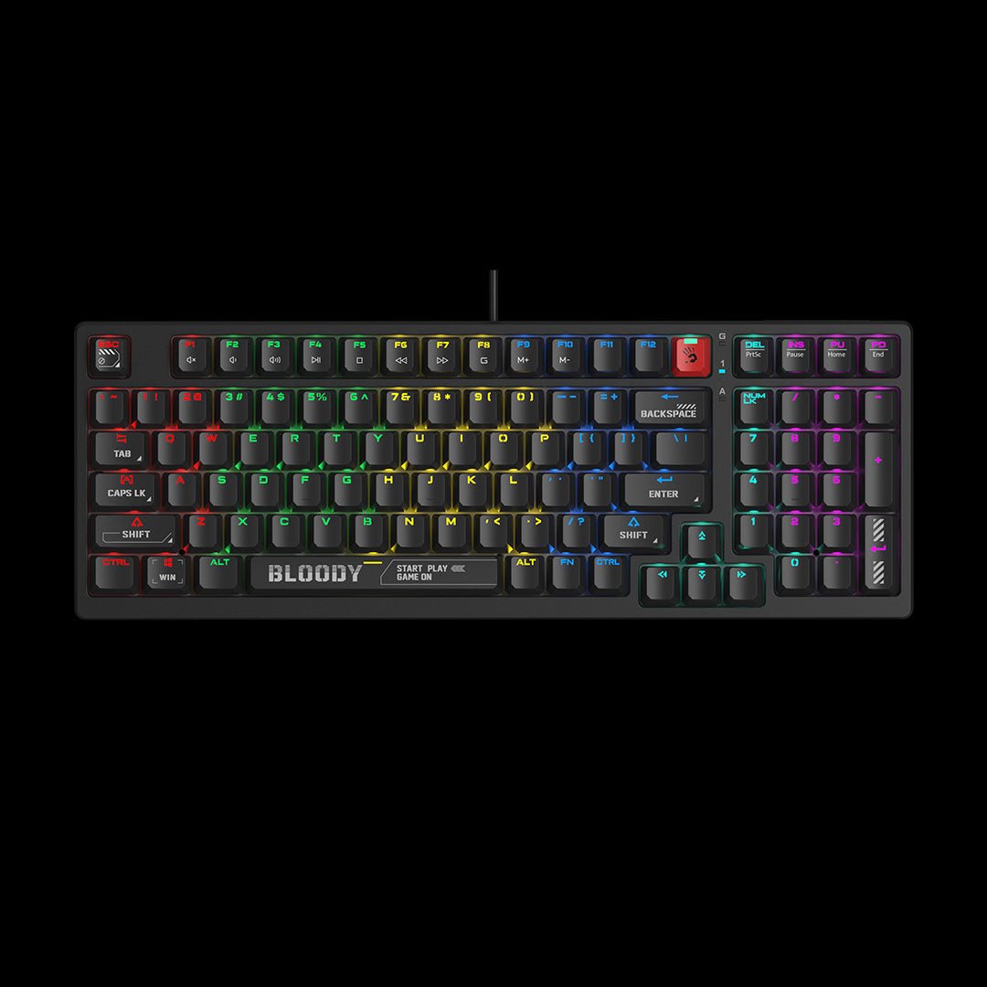 Bloody S98 BLMS Mechanical Gaming Keyboard. RGB Wired Mechanical Keyboard Price in Pakistan for Gamers.