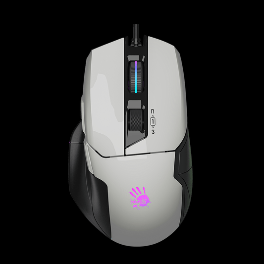 Bloody W70 Max RGB Gaming Mouse Panda White. High-Precision Wired RGB Gaming Mouse Price in Pakistan.