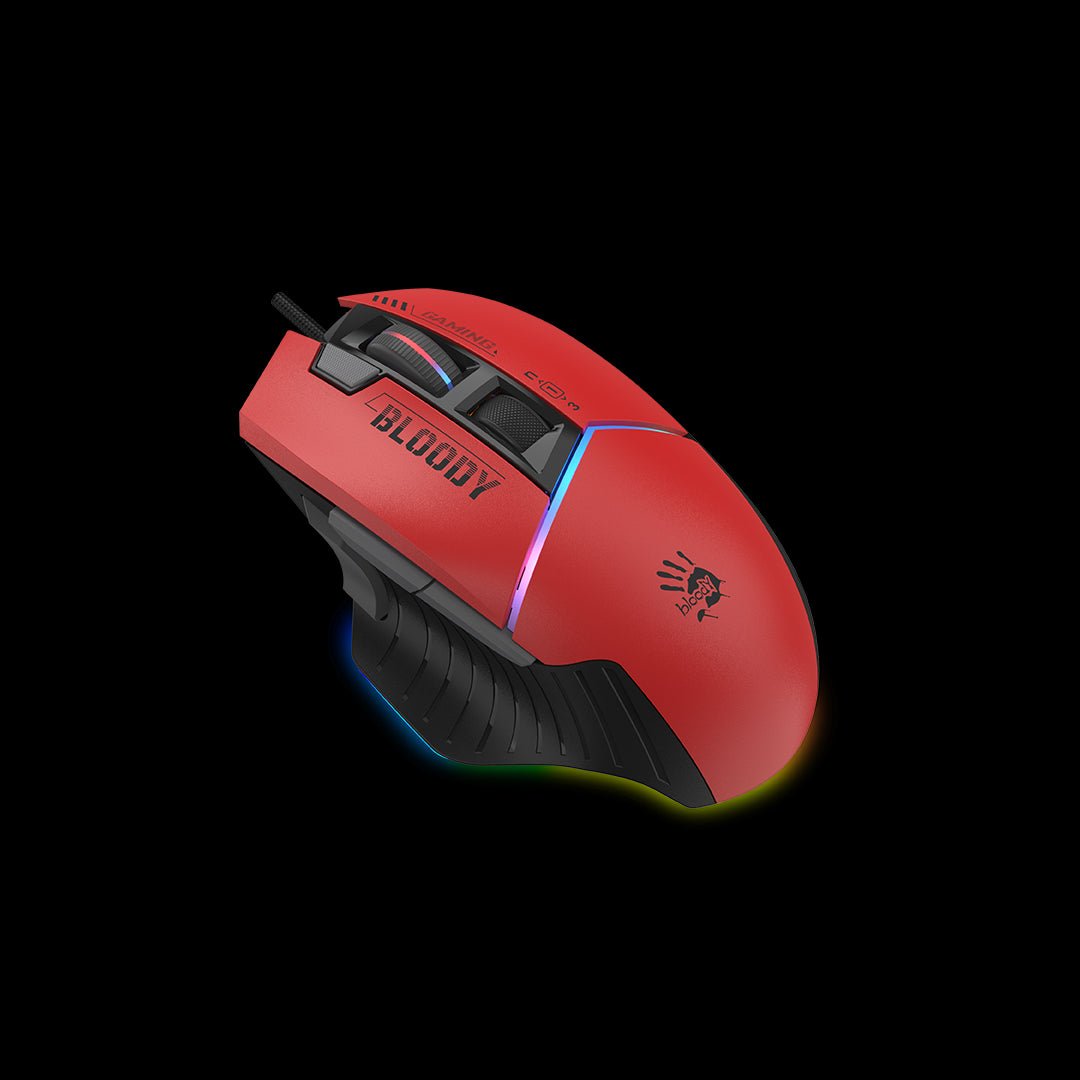 Bloody W95 Max RGB Gaming Mouse Sports Red. High Precision RGB Wired Mouse for Gamers Price in Pakistan.